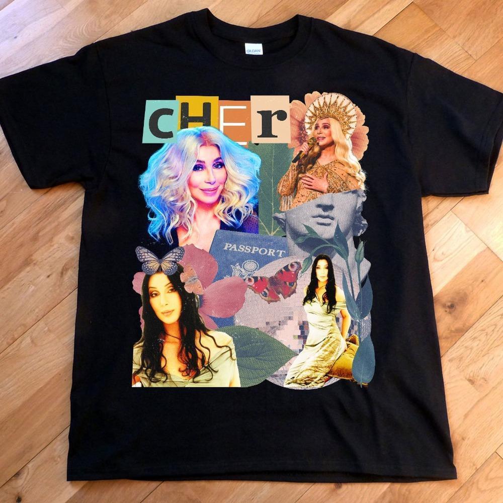 Cher Black T-Shirt
